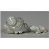 Image 1 : (2) Chinese Carved Jade Frogs