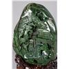 Image 5 : An Outstanding Spinach Jade Boulder