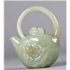 Image 1 : A Fine Chinese Carved Celadon Teapot