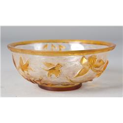 Chinese Peking Glass Bowl