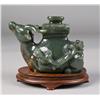 Image 1 : A Fine Chinese Jade Carved Deer Censer