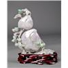 Image 1 : A Very Fine Chinese Jadeite Carving of Peaches
