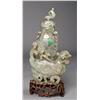 Image 1 : A Very Fine Chinese Jadeite Covered Vase