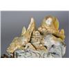 Image 2 : A Fine Chinese Jade Carving of Cranes & Squirrel