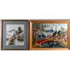 Image 1 : (2) Chinese Framed Silk Needlework's