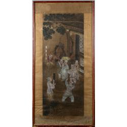 Chinese Watercolor Painting on Paper