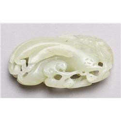 Chinese Carved Jade Chayote