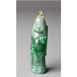 Chinese Carved Jadeite Happy Buddha