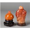 Image 1 : (2) Chinese Carved Snuff Bottles