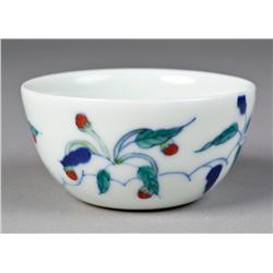 Chinese Chang Hua Du Cai Tea Bowl