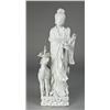 Image 1 : Chinese Blanc de Chine Statue of Xi Wang-Mu