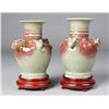Image 1 : Pr. Chinese Celadon Three Ram Vases