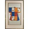 Image 1 : A Japanese Painting of a Kimono on Silk