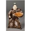 Image 1 : A Fine Japanese Carved Bone & Wood Figure