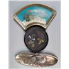 Image 1 : (3) Pcs Japanese Bronze and Enamel