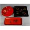 Image 1 : (3) Pcs. Japanese Lacquer Ware