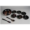 Image 1 : (8) Pc. Japanese Lacquerware Set