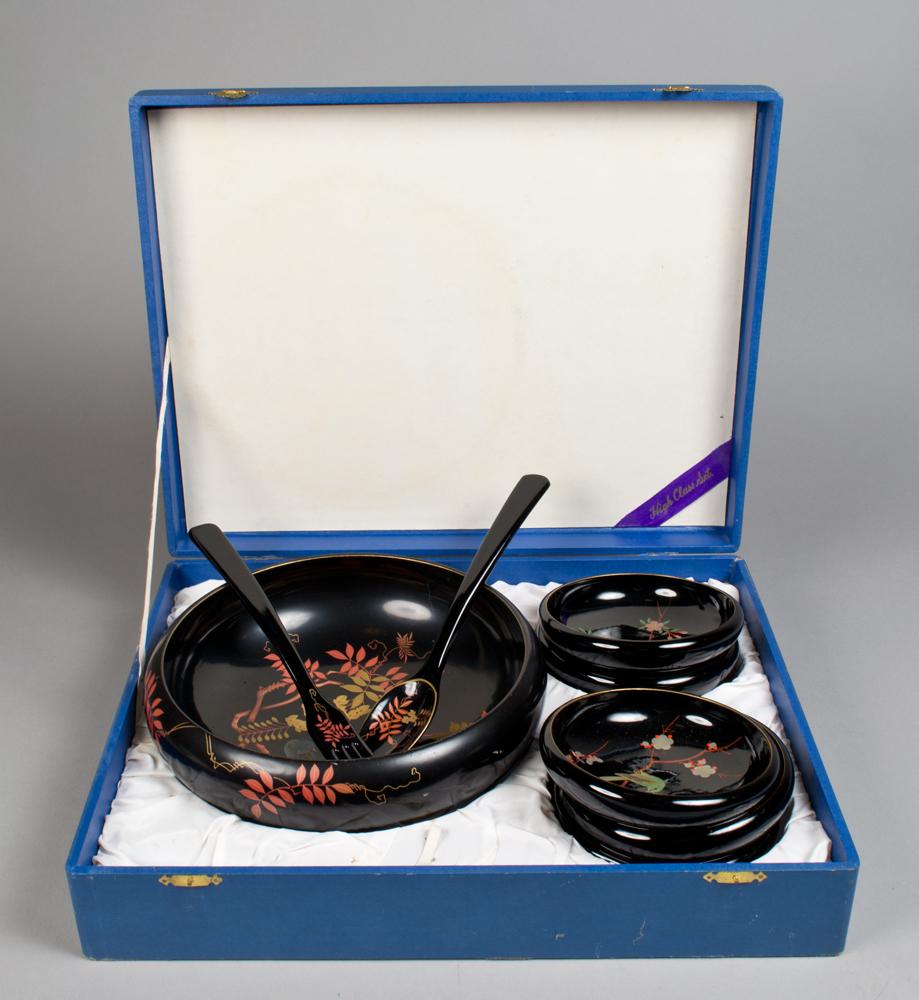 (8) Pc. Japanese Lacquerware Set