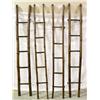 Image 1 : (4) Qing Chinese Bamboo Ladders
