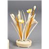 Image 2 : Chinese Carved Ivory Pot of Irises