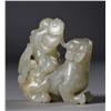 Image 2 : Chinese Qing Carved Pebble Jade Toggle