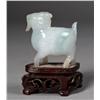 Image 2 : A Fine Chinese Qing Carved Jadeite Goat