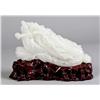 Image 1 : A Fine Chinese White Jade Cabbage