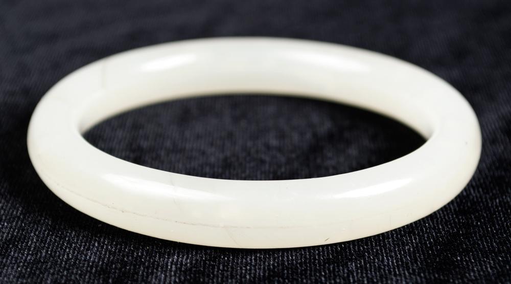 White jade bracelet value Clearance