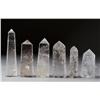 Image 1 : (6) Chinese Carved Crystal Prisms