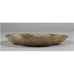 Chinese Carved Jade Lotus Dish