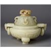 Image 1 : Chinese Carved Hardstone Censor and Cover
