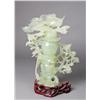 Image 1 : Chinese Carved Serpentine Vase and Cover