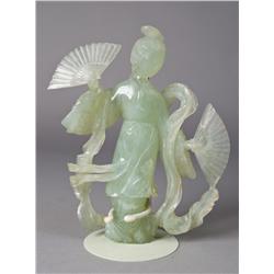 Chinese Serpentine Jade Guanyin