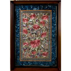 Chinese Qing Framed Embroidery