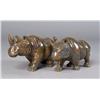 Image 2 : Pr. Of Chinese Carved Stone of Rhino's
