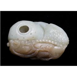 A Fine Chinese Carved Jade Water Dropper