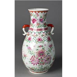 Chinese Famille Rose Porcelain Vase