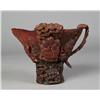 Image 1 : A Fine Chinese Carved Rhino Horn Libation Cup