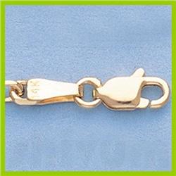 Genuine 16" 14kt Italian Gold-Yellow or White 3.0mm, D/C  Boston Chain Gauge:080, 10gr