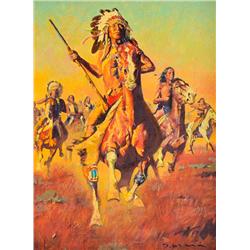 David Mann - Charging Indians