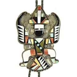 Zuni Inlay Bolo Tie