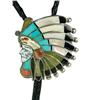 Image 1 : Zuni Inlay Bolo Tie- Raymond Quam