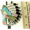 Image 3 : Zuni Inlay Bolo Tie- Raymond Quam