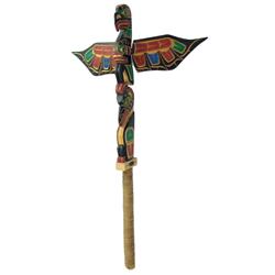 Kwakuitl Eagle Staff