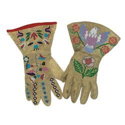 Two Beaded Gauntlets