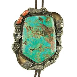 Navajo Bolo Tie- John Hummingbird