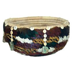 Pomo Feather Basket- Rose Anderson