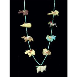 Pueblo Fetish Necklace
