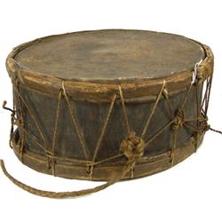 Antique Wooden Drum