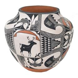 Acoma Pottery Jar- Florence B. Aragon